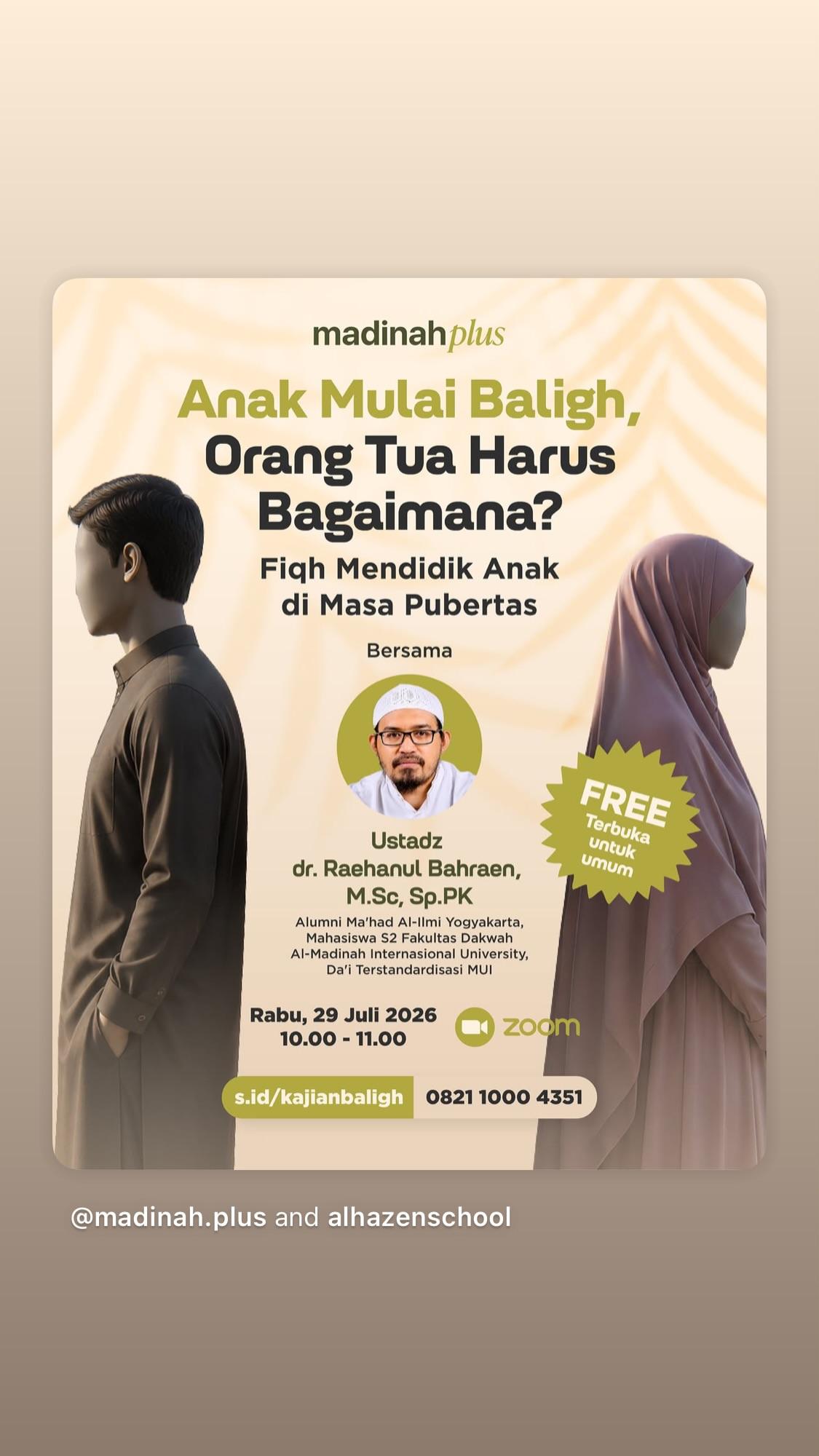 Fiqh Mendidik Anak di Masa Pubertas