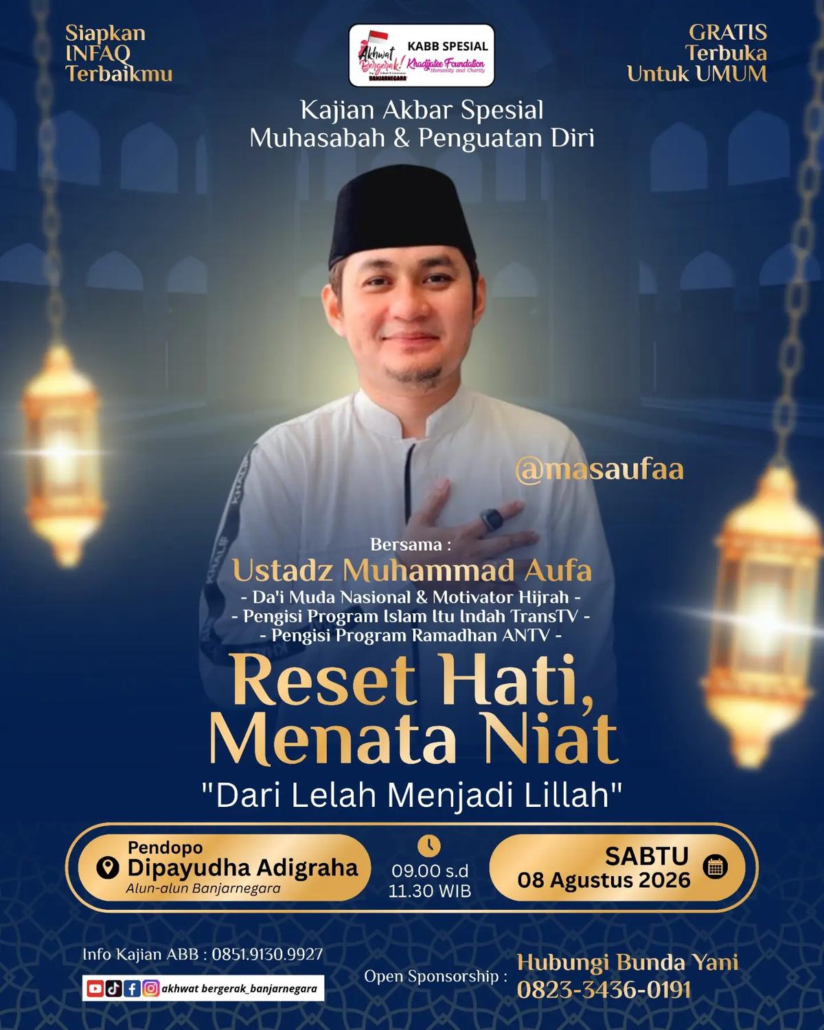 Kajian Akbar Spesial : Muhasabah & Penguatan Diri