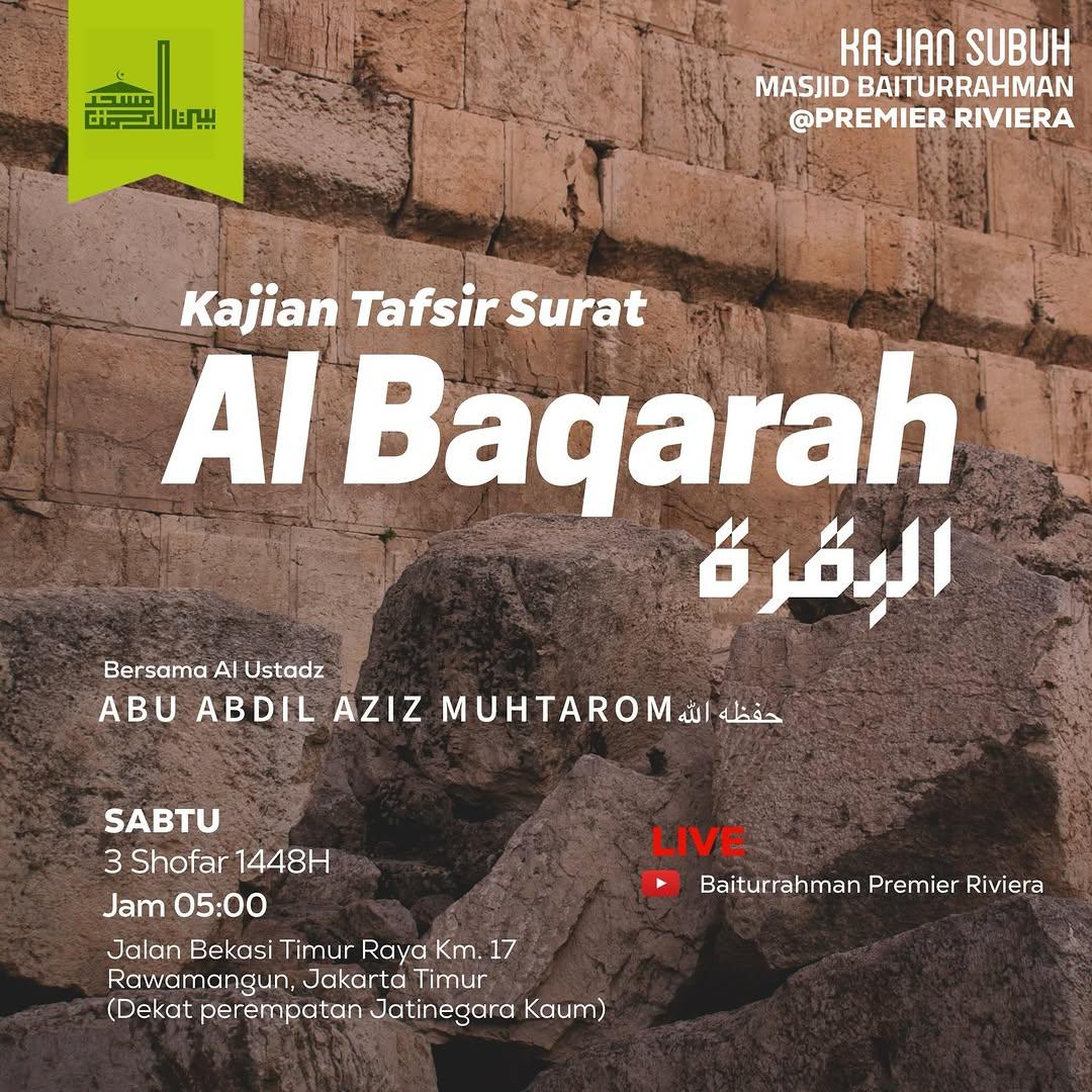 Kajian Tafsir Surat Al Baqarah