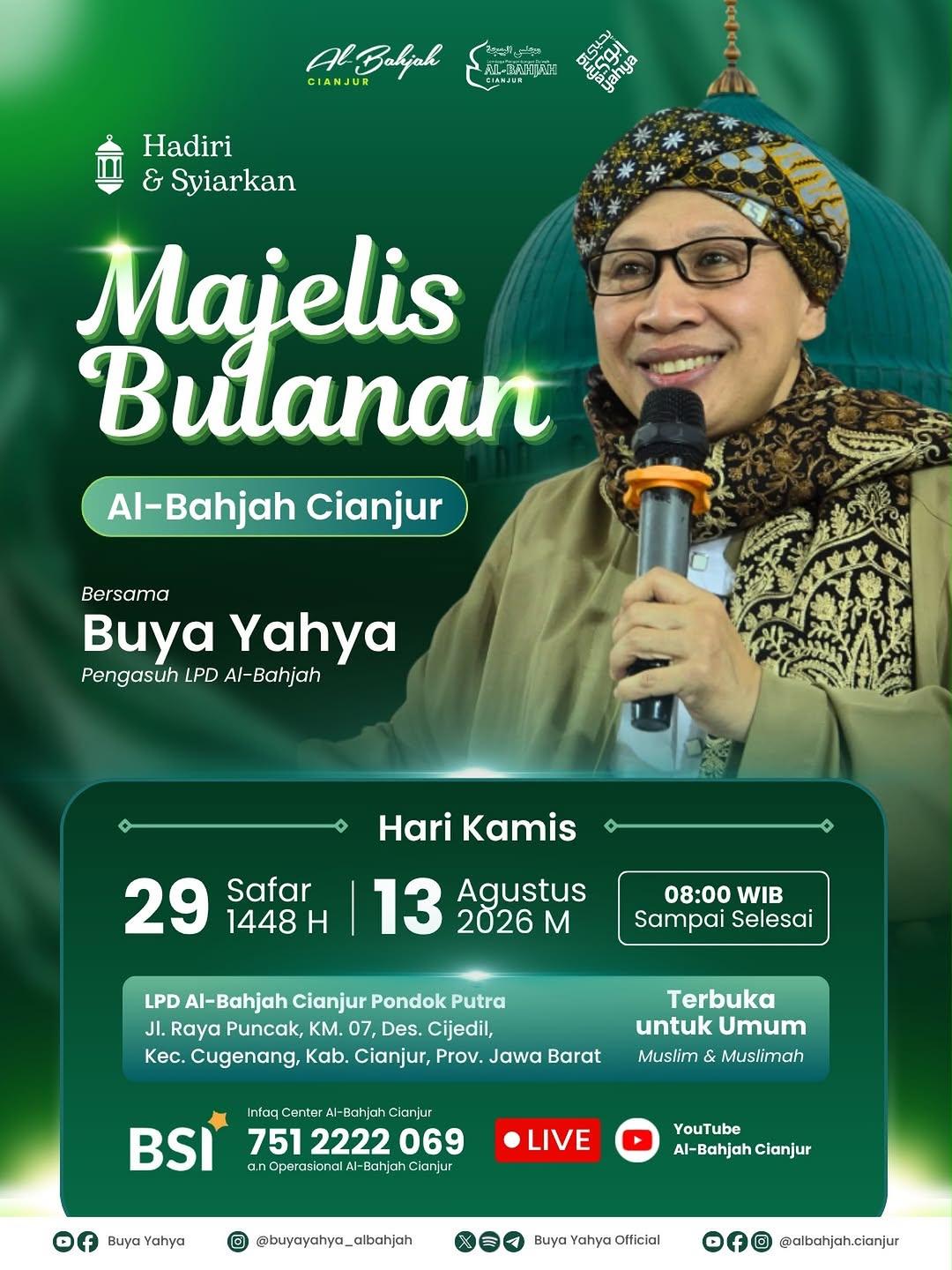 Majelis Bulanan Al-Bahjah Cianjur