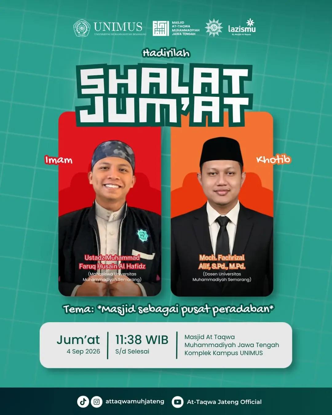 Shalat Jum'at: Masjid sebagai Pusat Peradaban