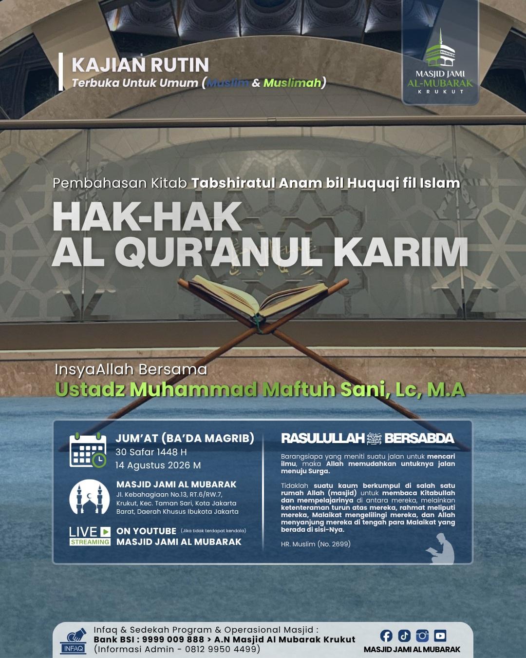 Hak-Hak Al Qur'anul Karim