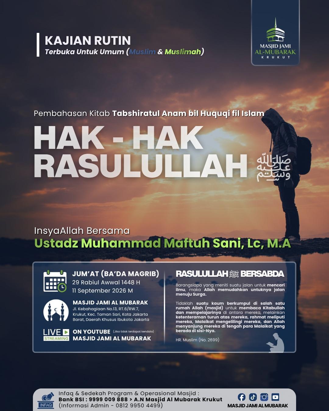 Hak-Hak Rasulullah ﷺ