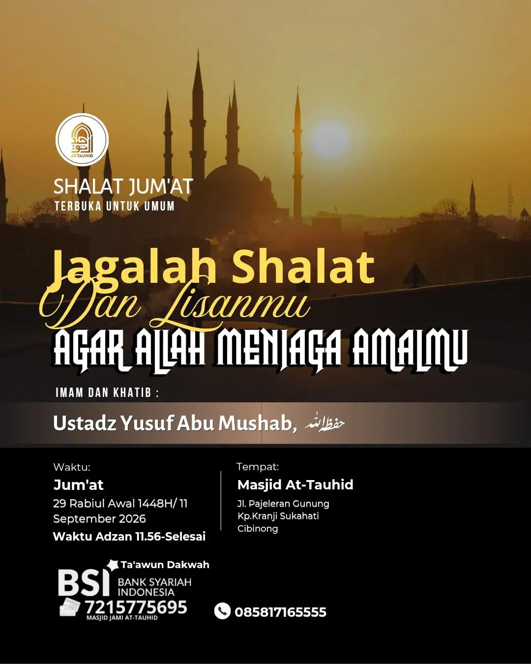 Jagalah Shalat Dan Lisanmu, Agar Allah Menjaga Amalmu