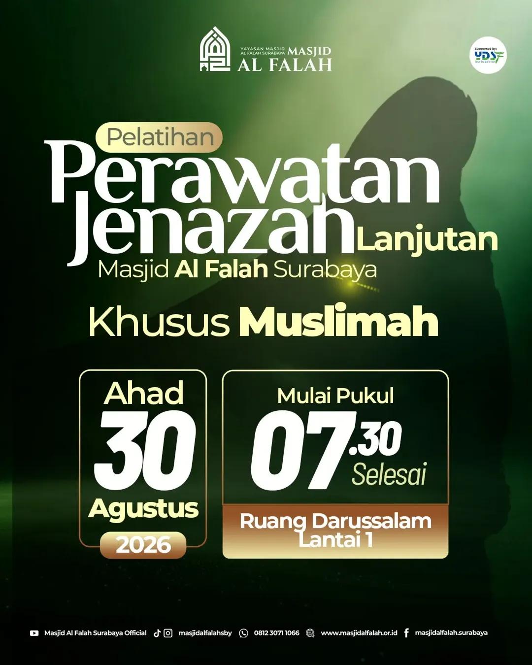 Pelatihan Perawatan Jenazah Lanjutan (Khusus Muslimah)