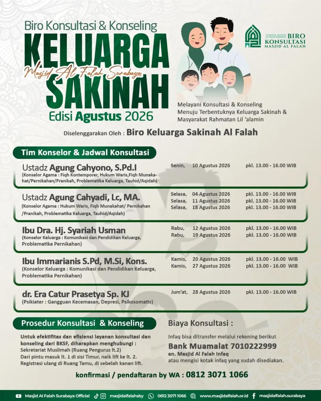 Biro Konsultasi & Konseling Keluarga Sakinah
