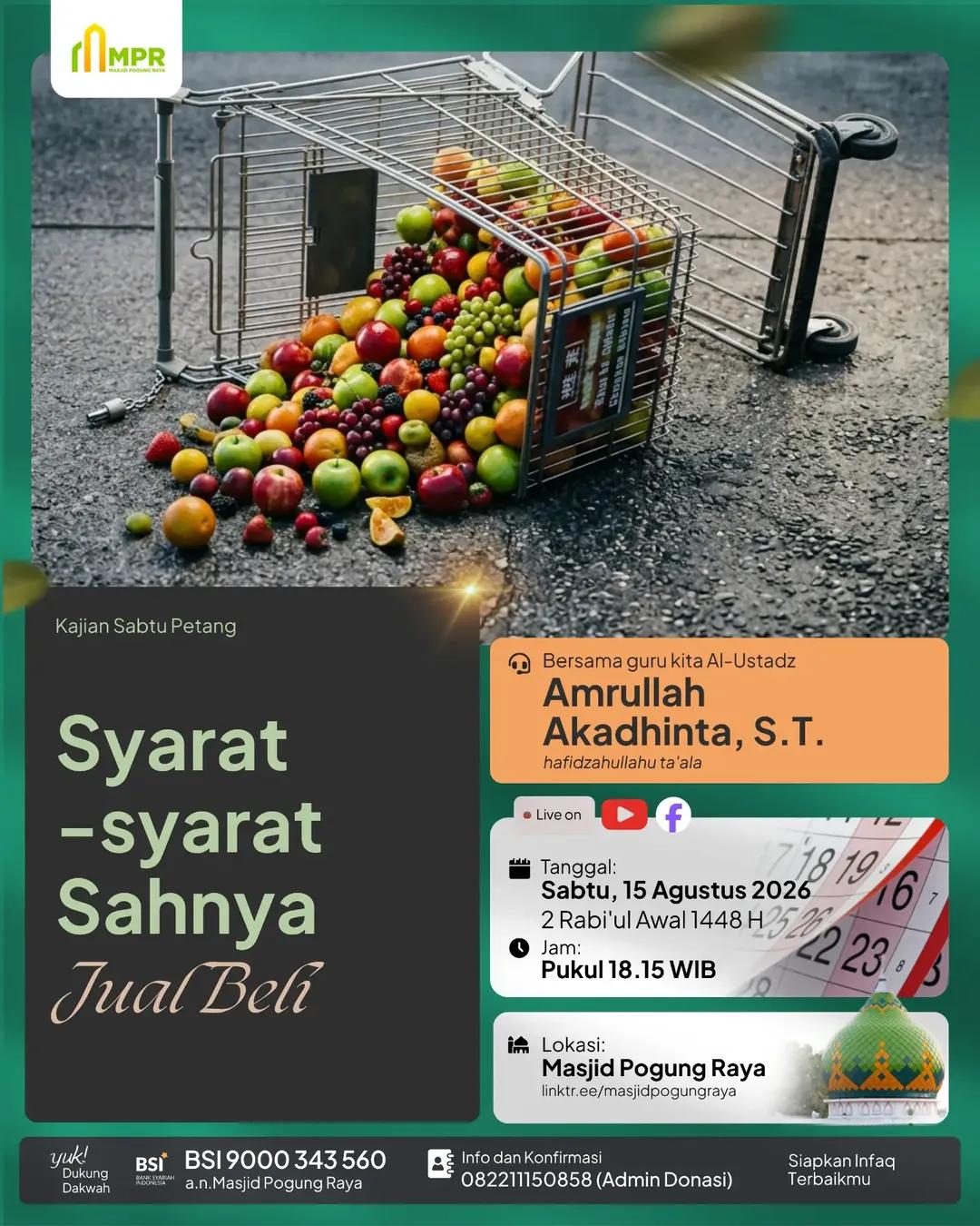 Syarat-Syarat Sahnya Jual Beli