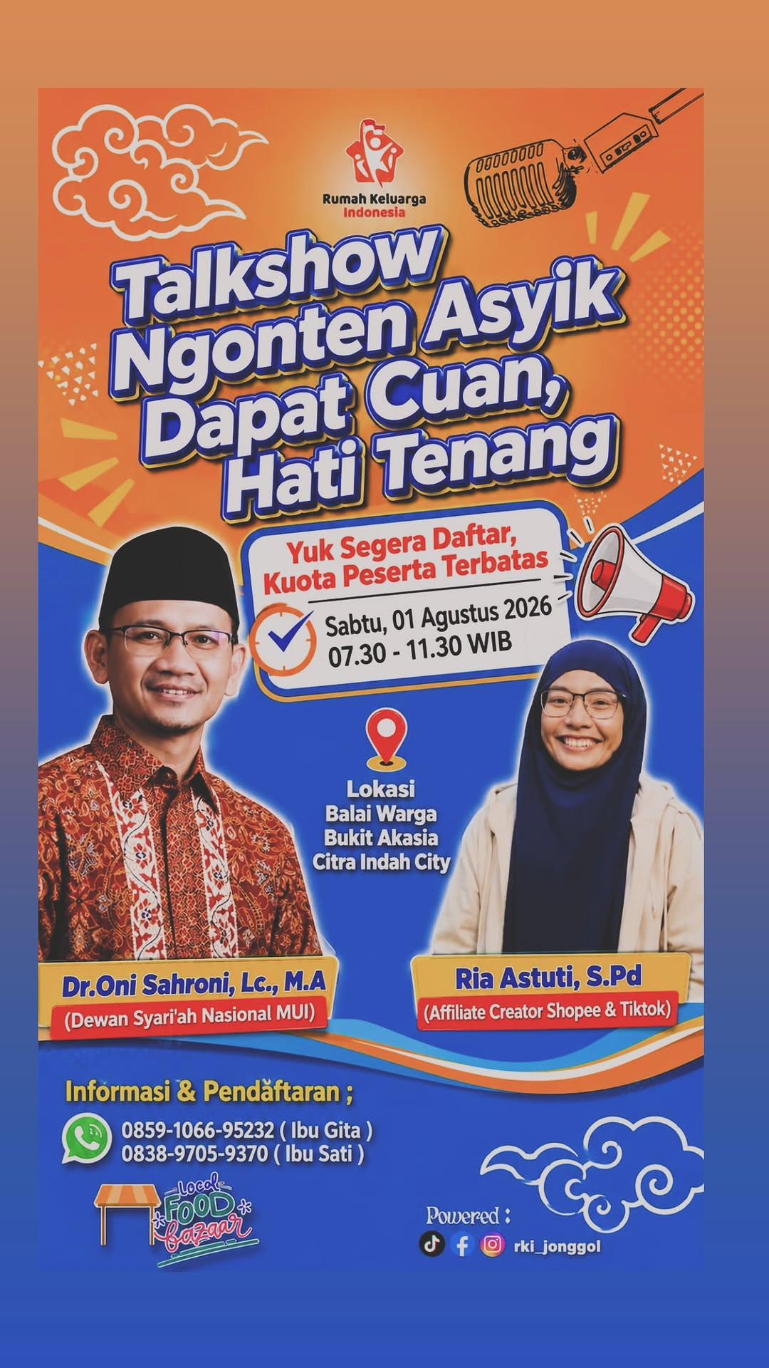 Talkshow Cuan Dapat Tenang Hati