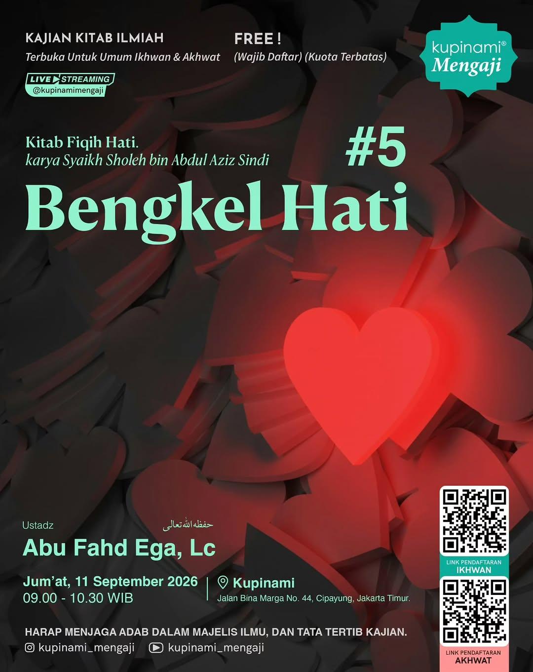 Bengkel Hati #5 (Kitab Fiqih Hati)