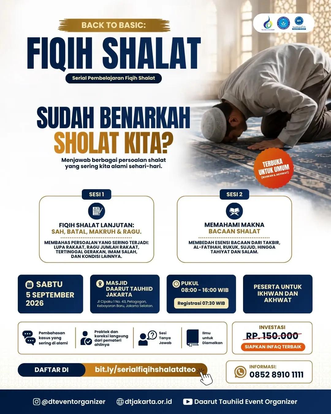 BACK TO BASIC: FIQIH SHALAT