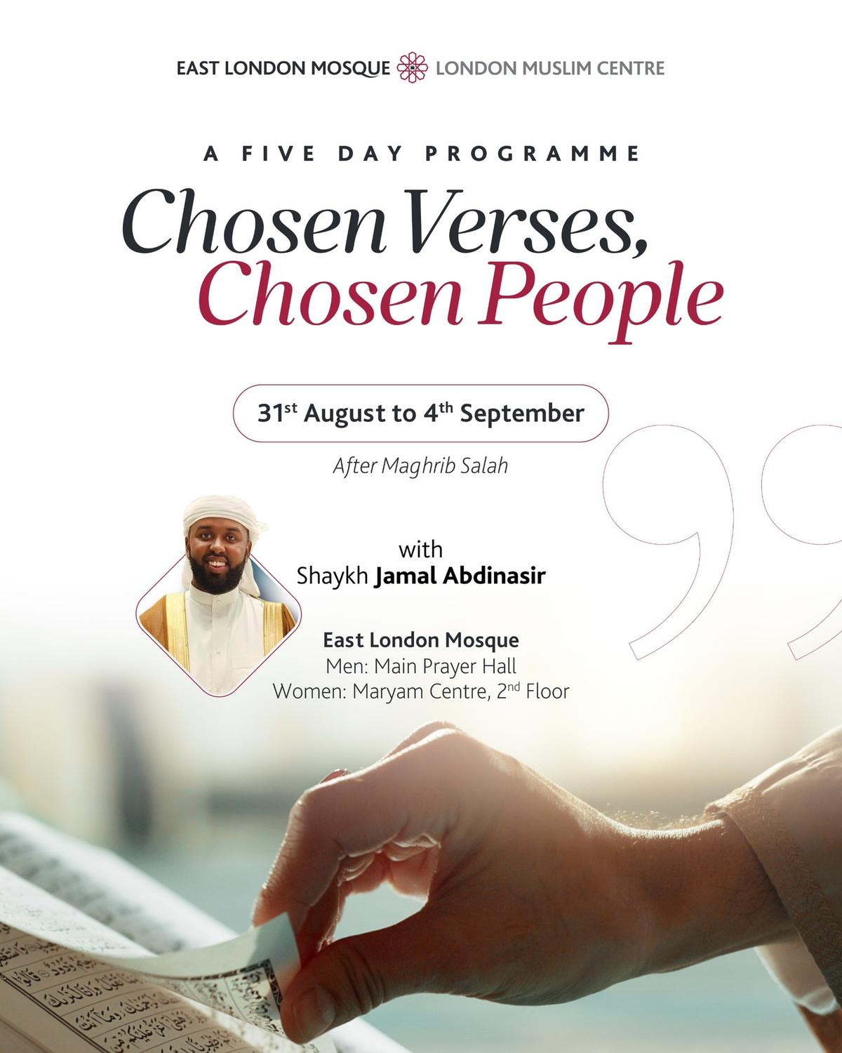 Chosen Verses, Chosen People