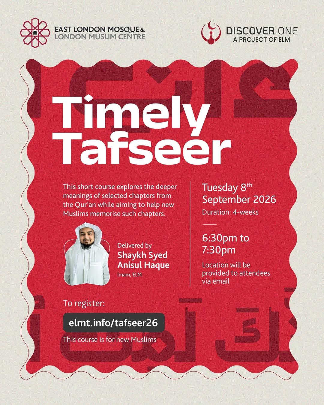 Timely Tafseer for New Muslims
