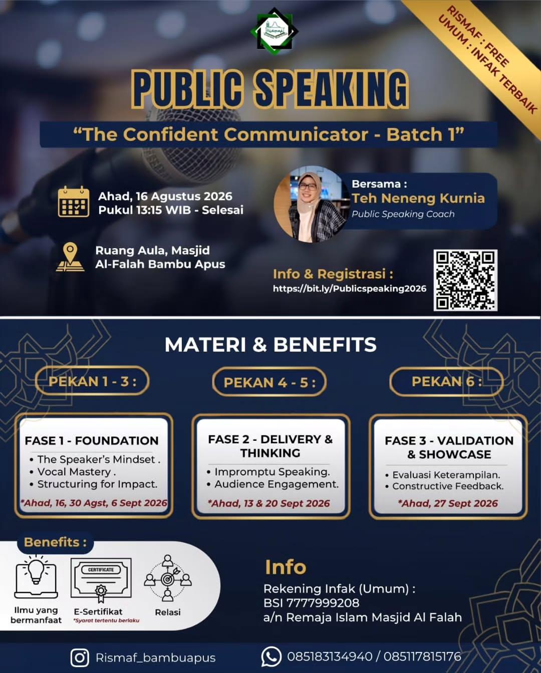 Public Speaking - The Confident Communicator Batch 1