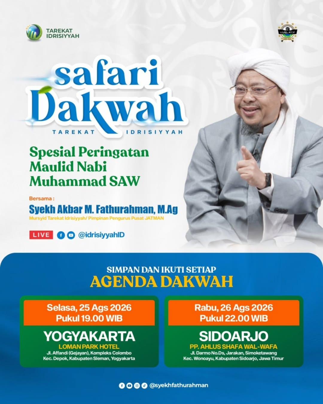 Safari Dakwah Spesial Peringatan Maulid Nabi Muhammad SAW