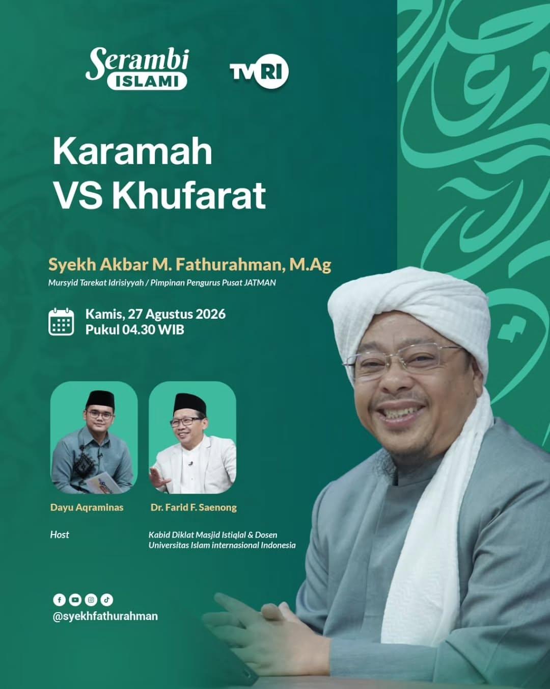 Serambi Islami: Karamah VS Khurafat