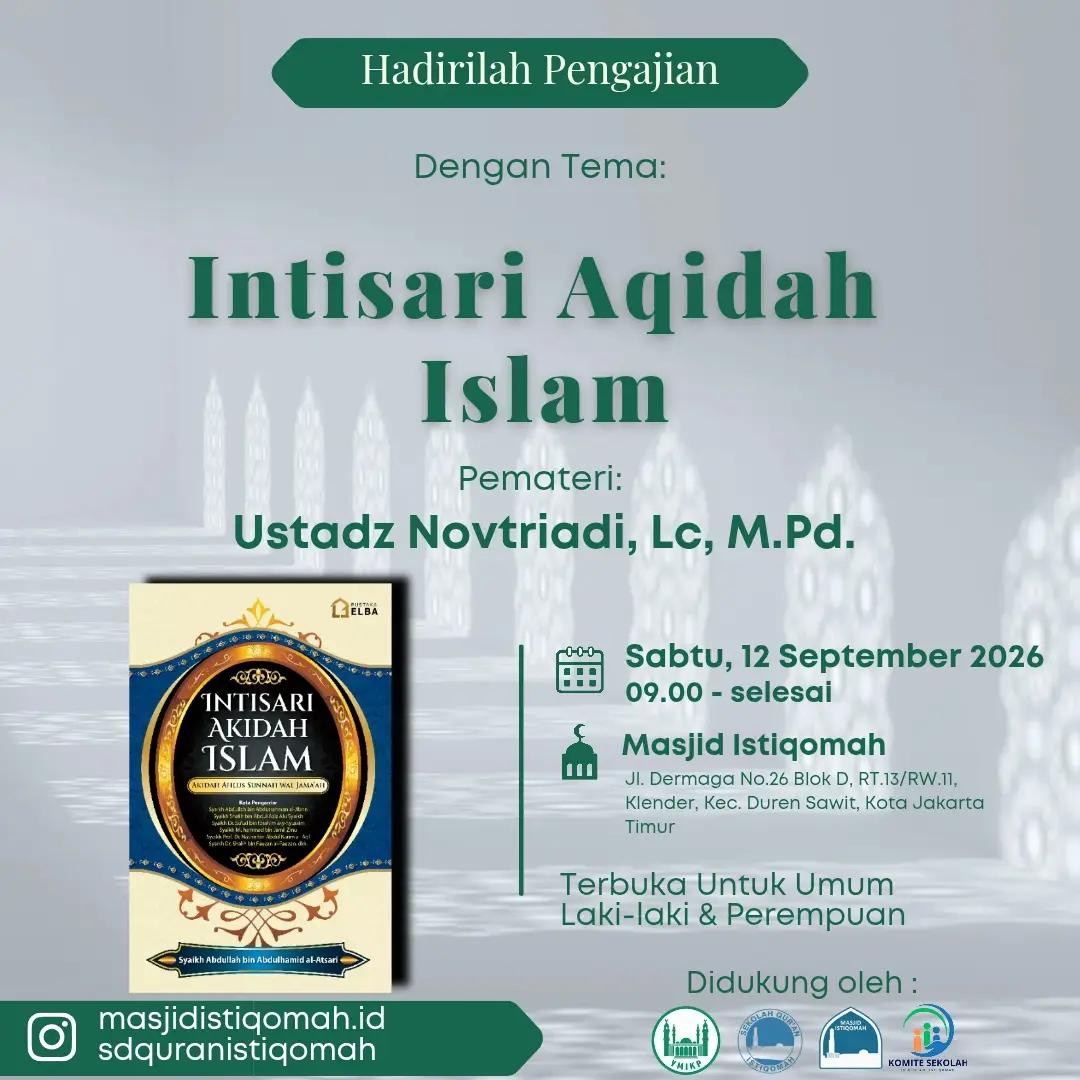 Pengajian Intisari Aqidah Islam