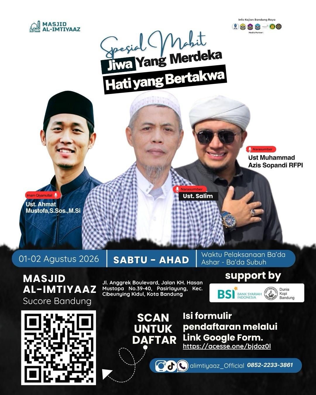 MABIT SPESIAL AGUSTUS 2026: Jiwa yang Merdeka, Hati yang Bertakwa