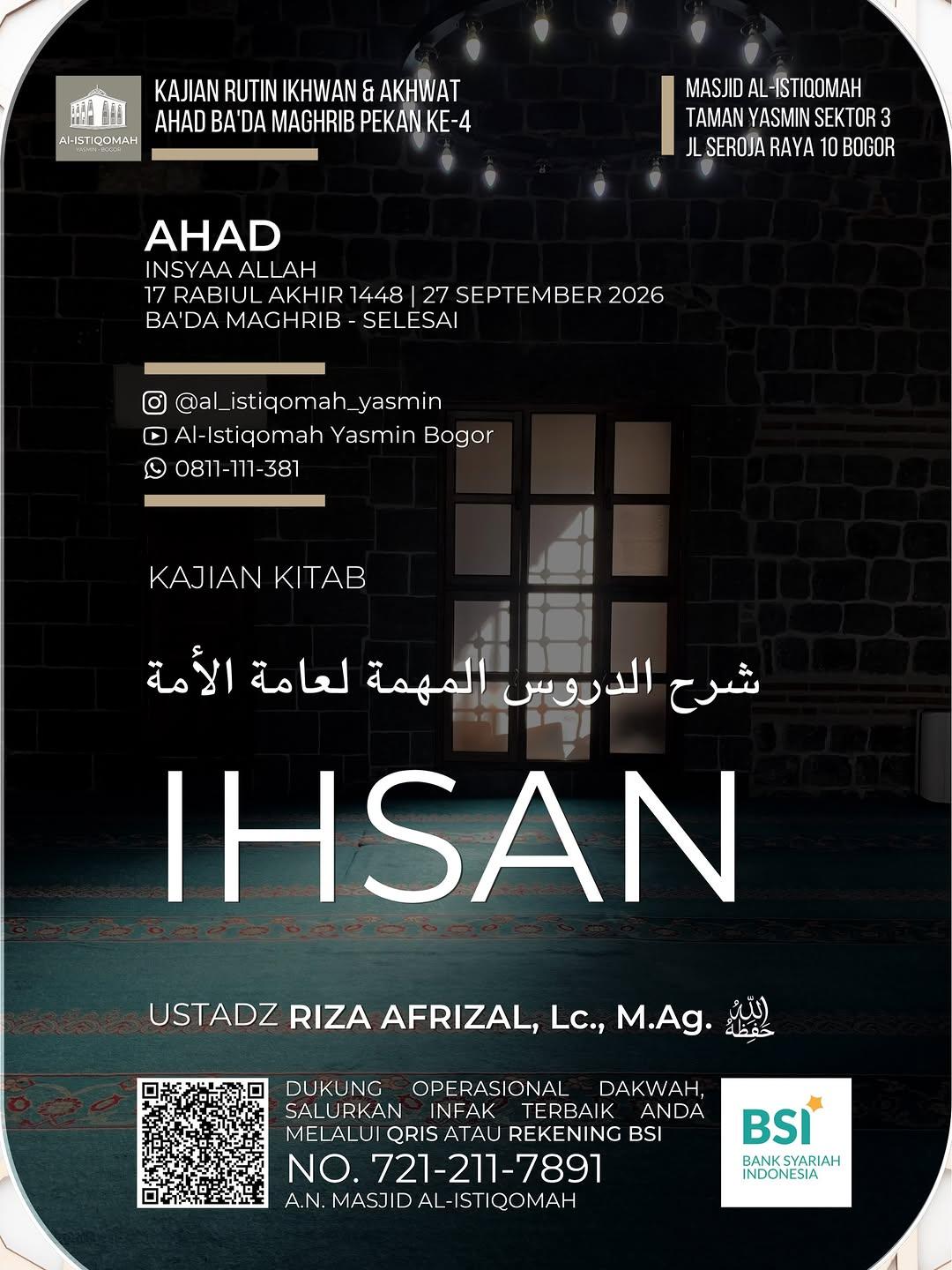 Kajian Kitab Ihsan