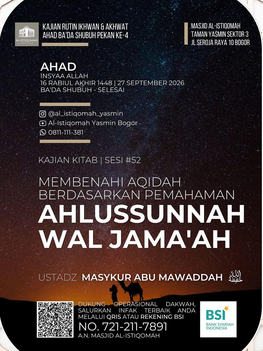 Membenahi Aqidah Berdasarkan Pemahaman Ahlussunnah Wal Jama'ah