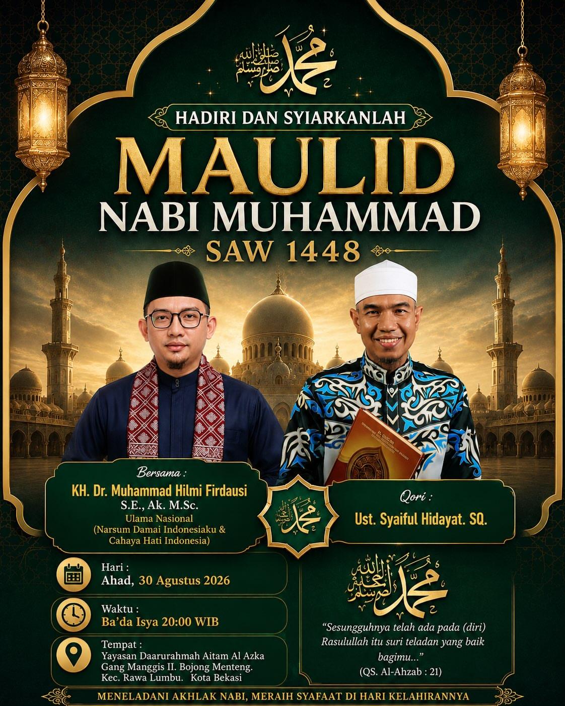 Tabligh Akbar Maulid Nabi Muhammad SAW