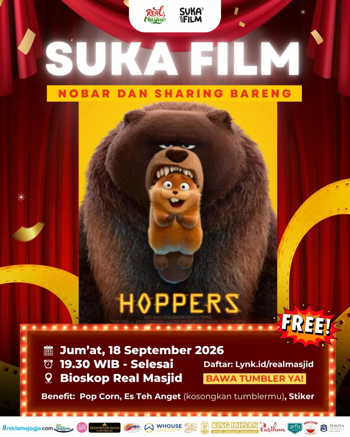 SUKA FILM: Nobar dan Sharing Hoppers
