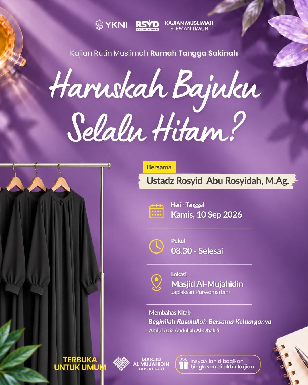 Haruskah Bajuku Selalu Hitam?