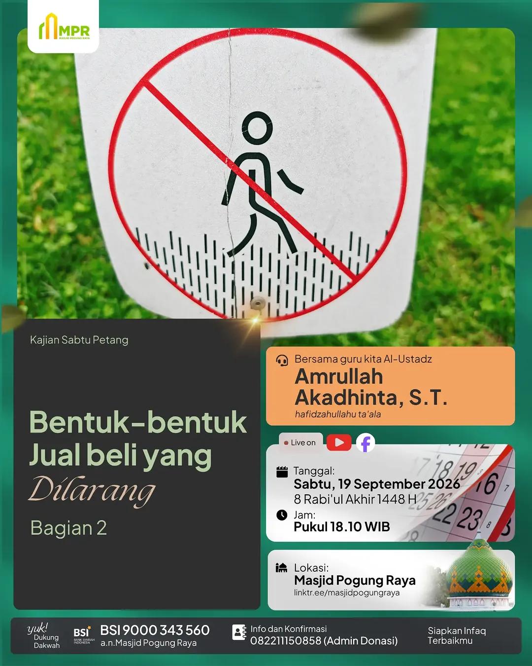 Bentuk-Bentuk Jual Beli yang Dilarang (Bagian 2)