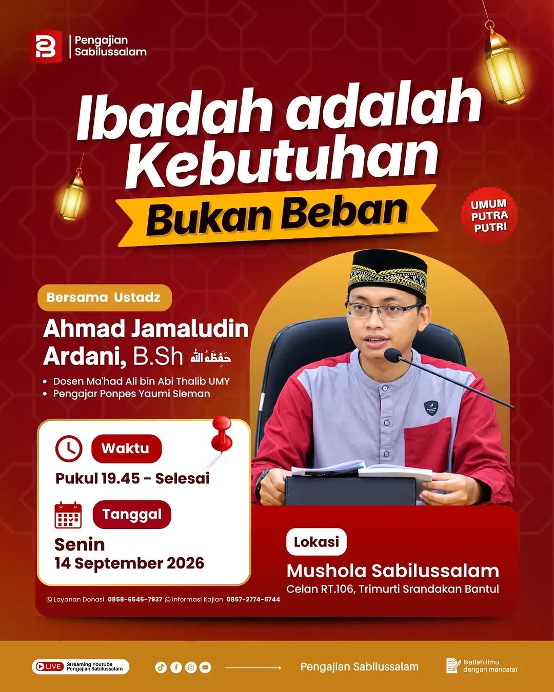 Ibadah adalah Kebutuhan, Bukan Beban