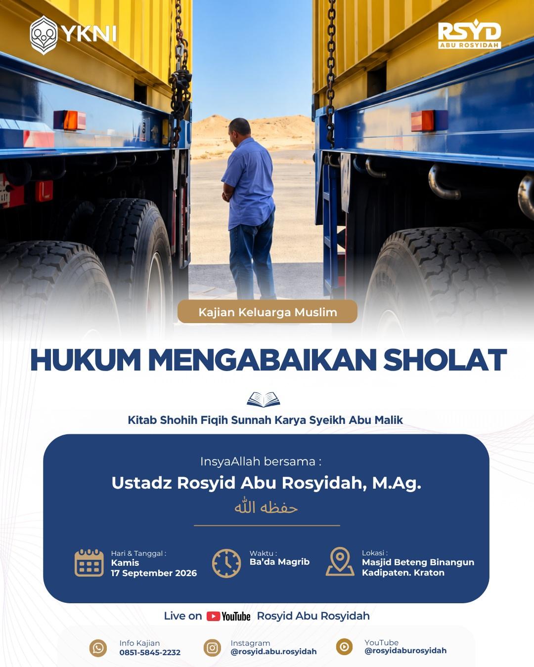 HUKUM MENGABAIKAN SHOLAT