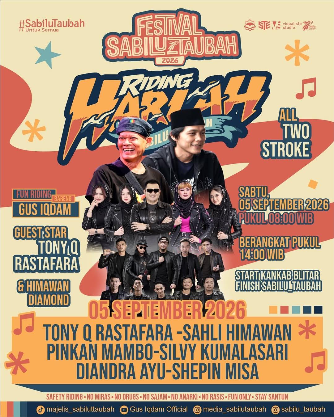 Festival Sabilu Taubah 2026 - Riding Harlah