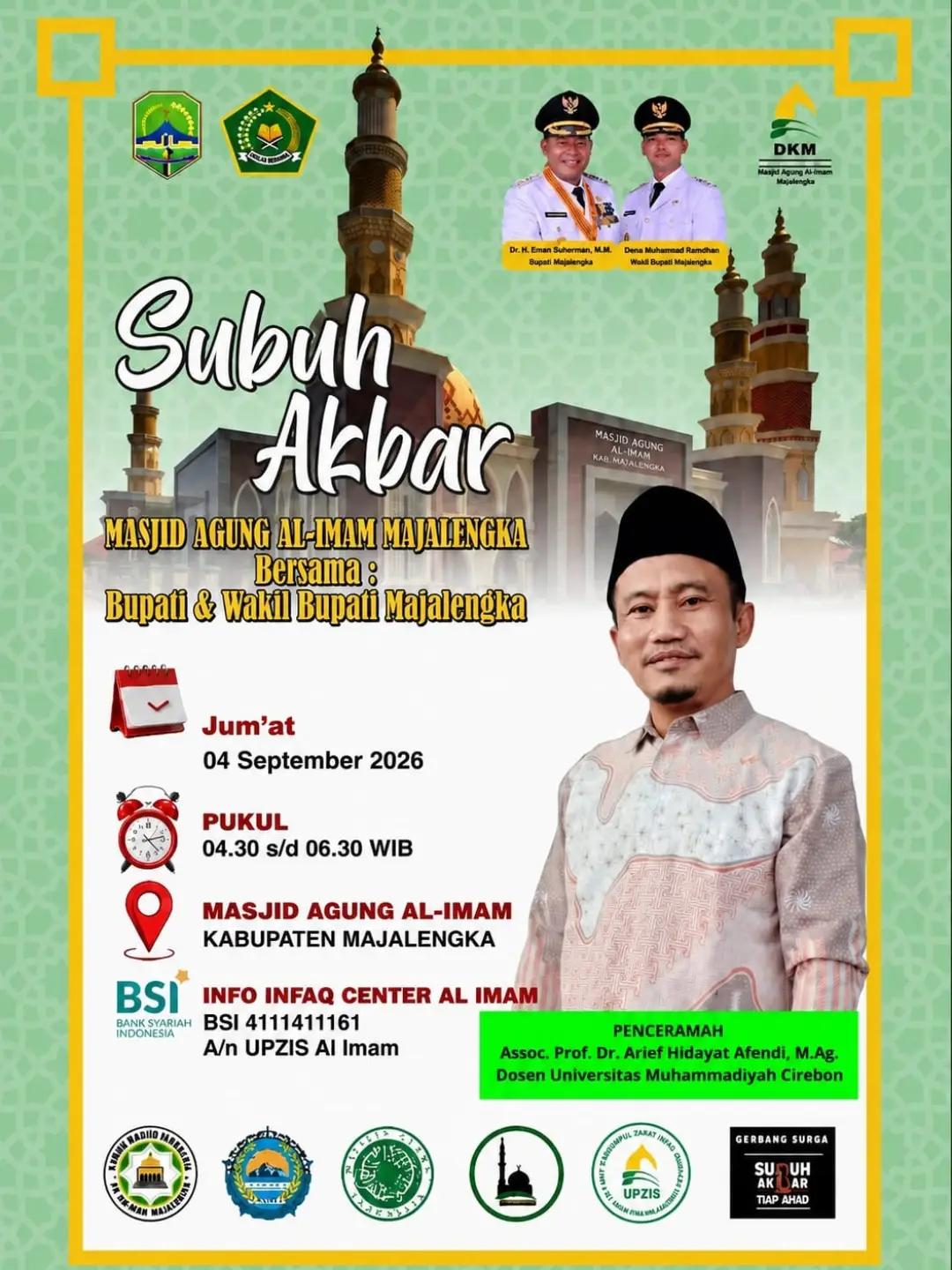 Subuh & Maulid Akbar Nabi Muhamad SAW 1448 H