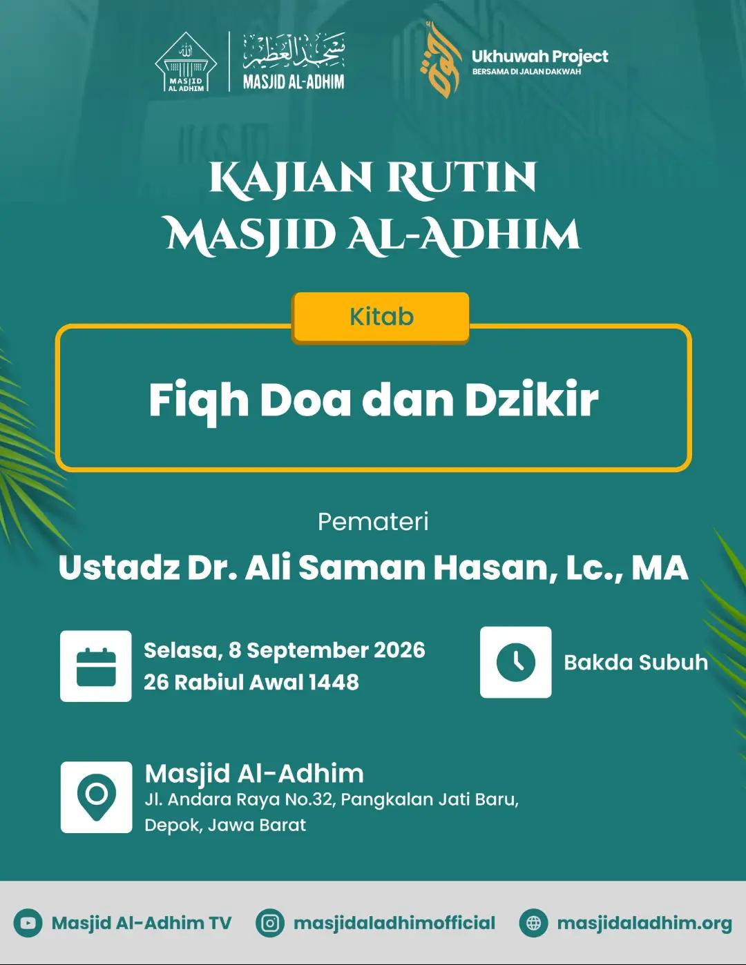 Fiqh Doa dan Dzikir