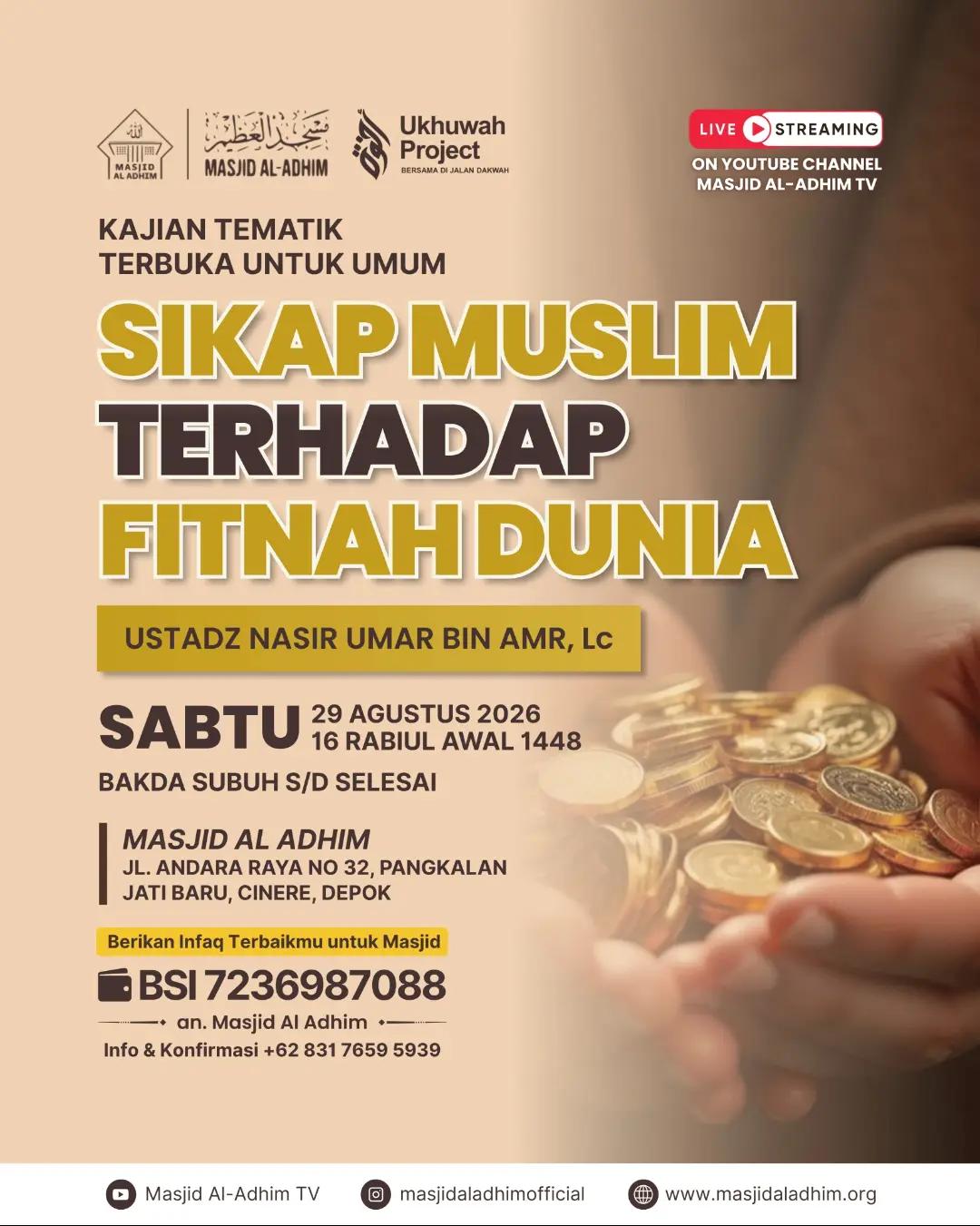 Sikap Muslim Terhadap Fitnah Dunia