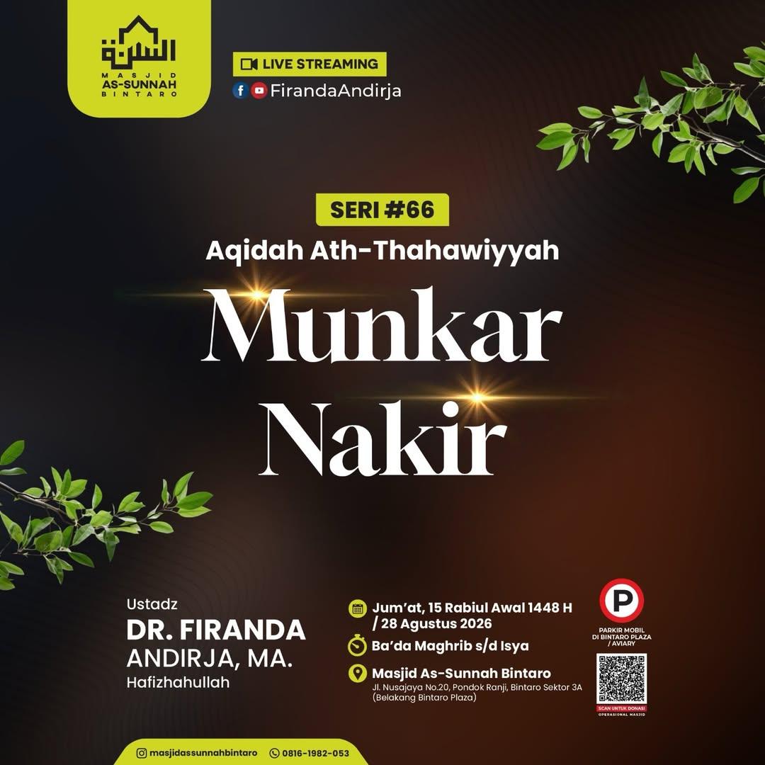 Kajian Kitab Aqidah Seri 66: Munkar dan Nakir