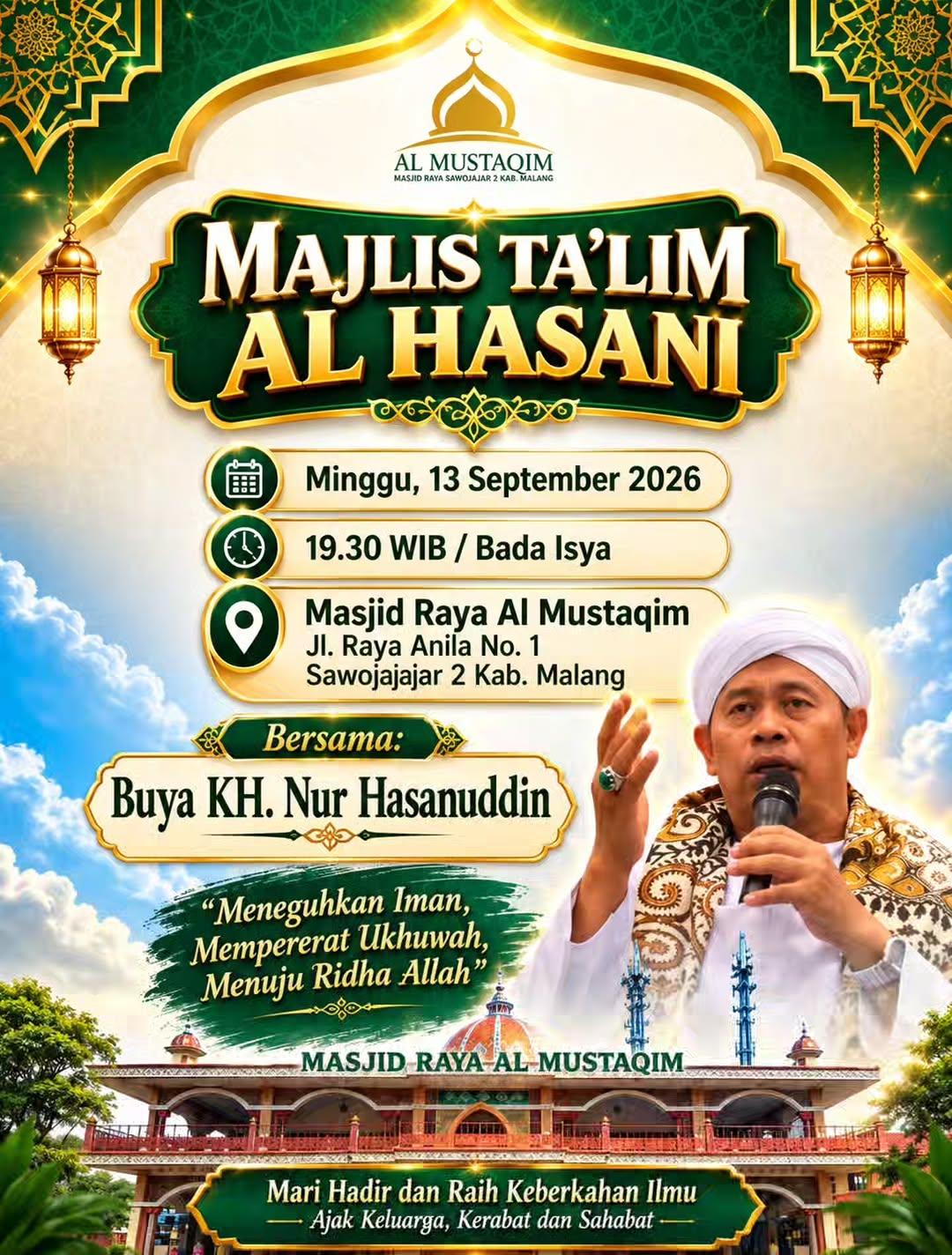 Meneguhkan Iman, Mempererat Ukhuwah, Menuju Ridha Allah