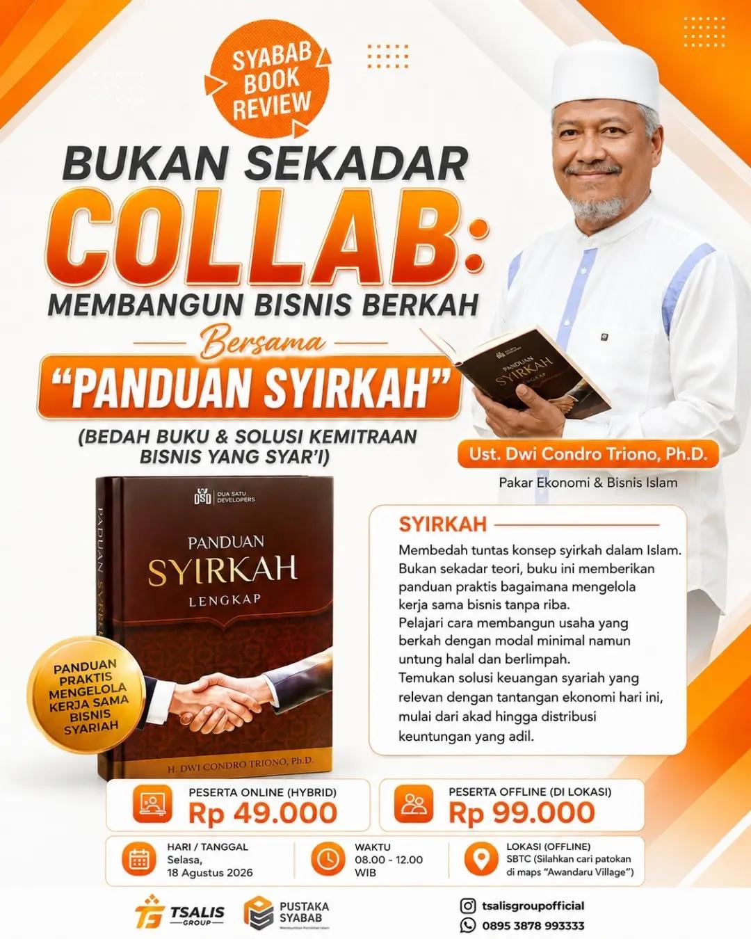 Syabab Book Review: Bedah Buku "Panduan Syirkah Lengkap"