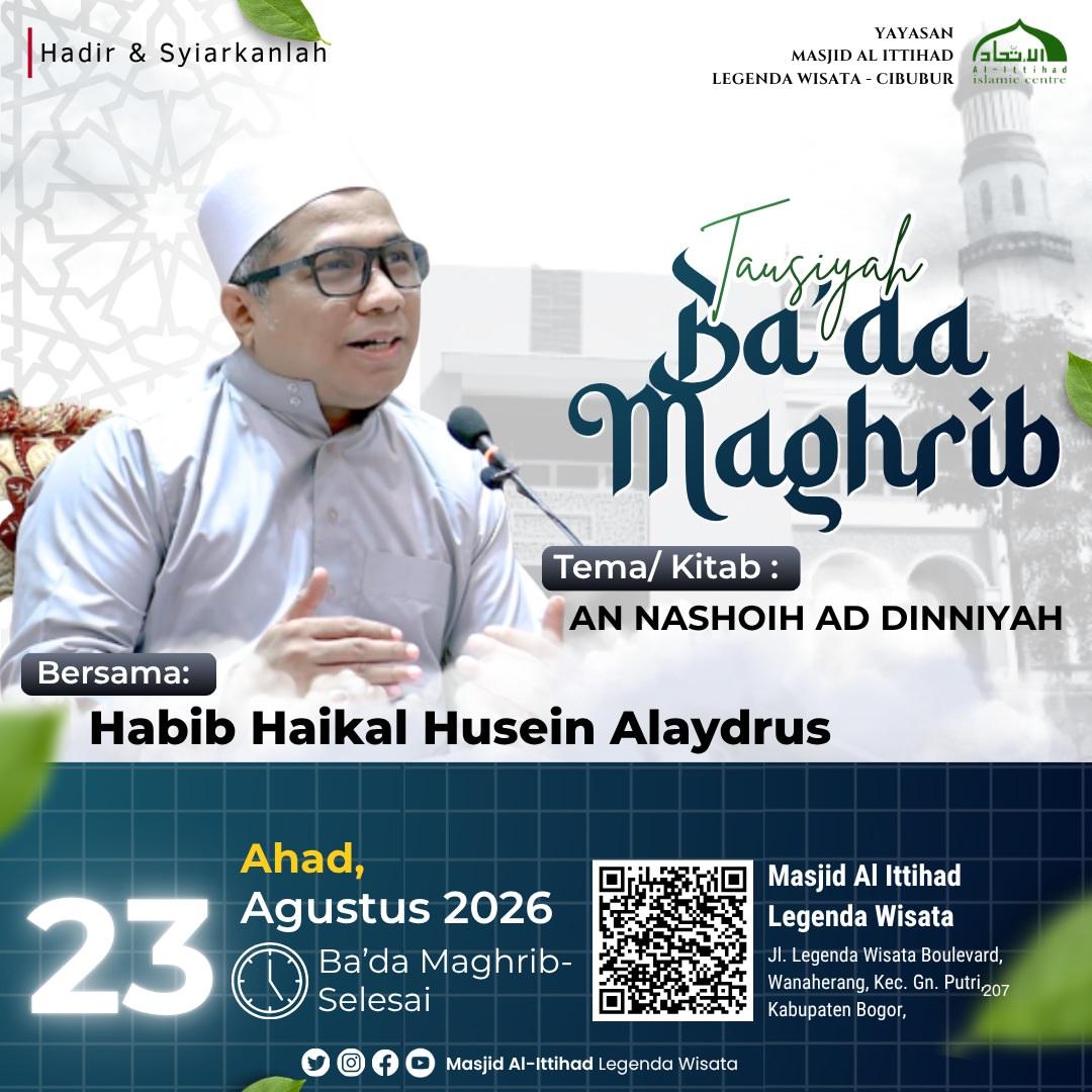 Tausiyah Ba'da Maghrib: Kitab An Nashoih Ad Dinniyah