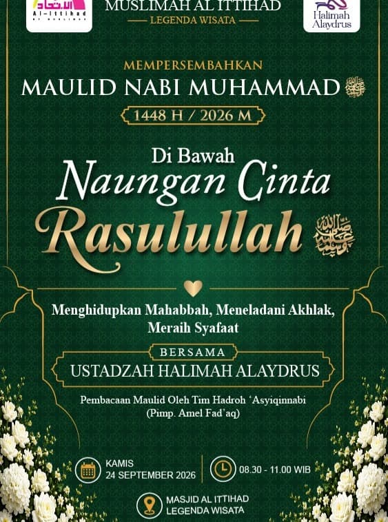 Peringatan Maulid Nabi Muhammad ﷺ MT. Muslimah Al Ittihad