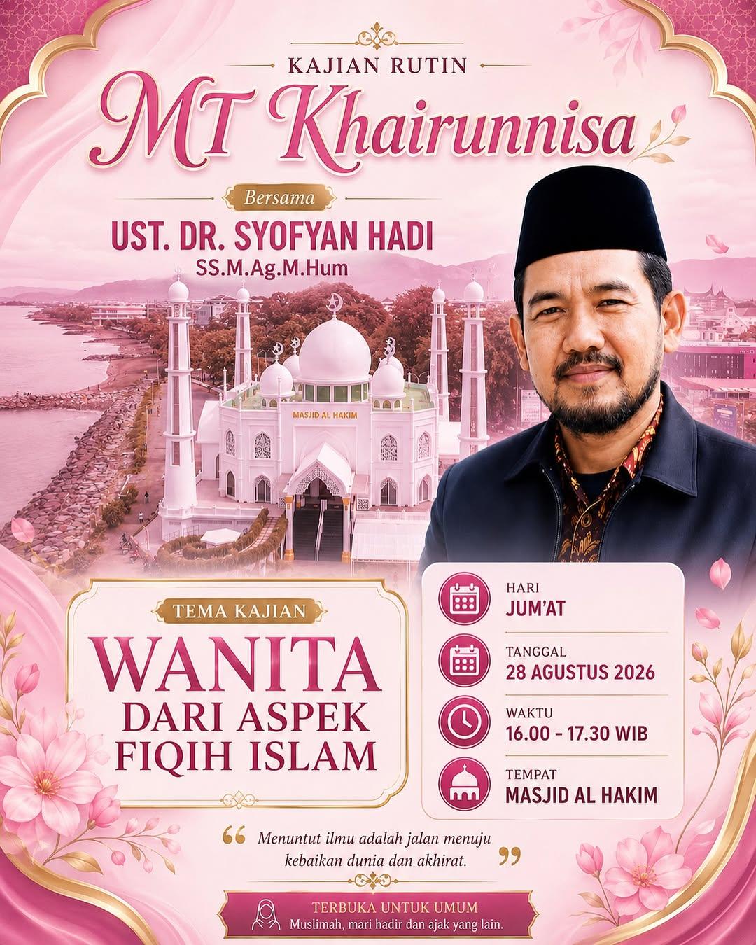 MT Khairunnisa: Wanita dari Aspek Fiqih Islam