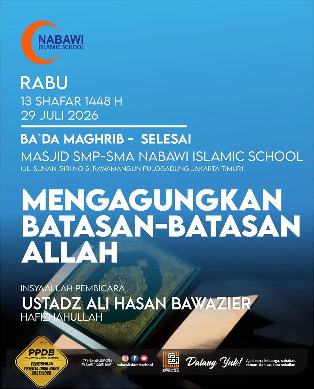 Mengagungkan Batasan Batasan Allah