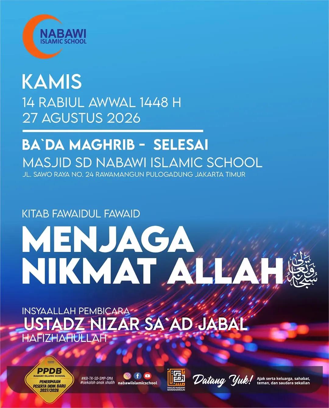 Kajian Kitab Fawaidul Fawaid: Menjaga Nikmat Allah