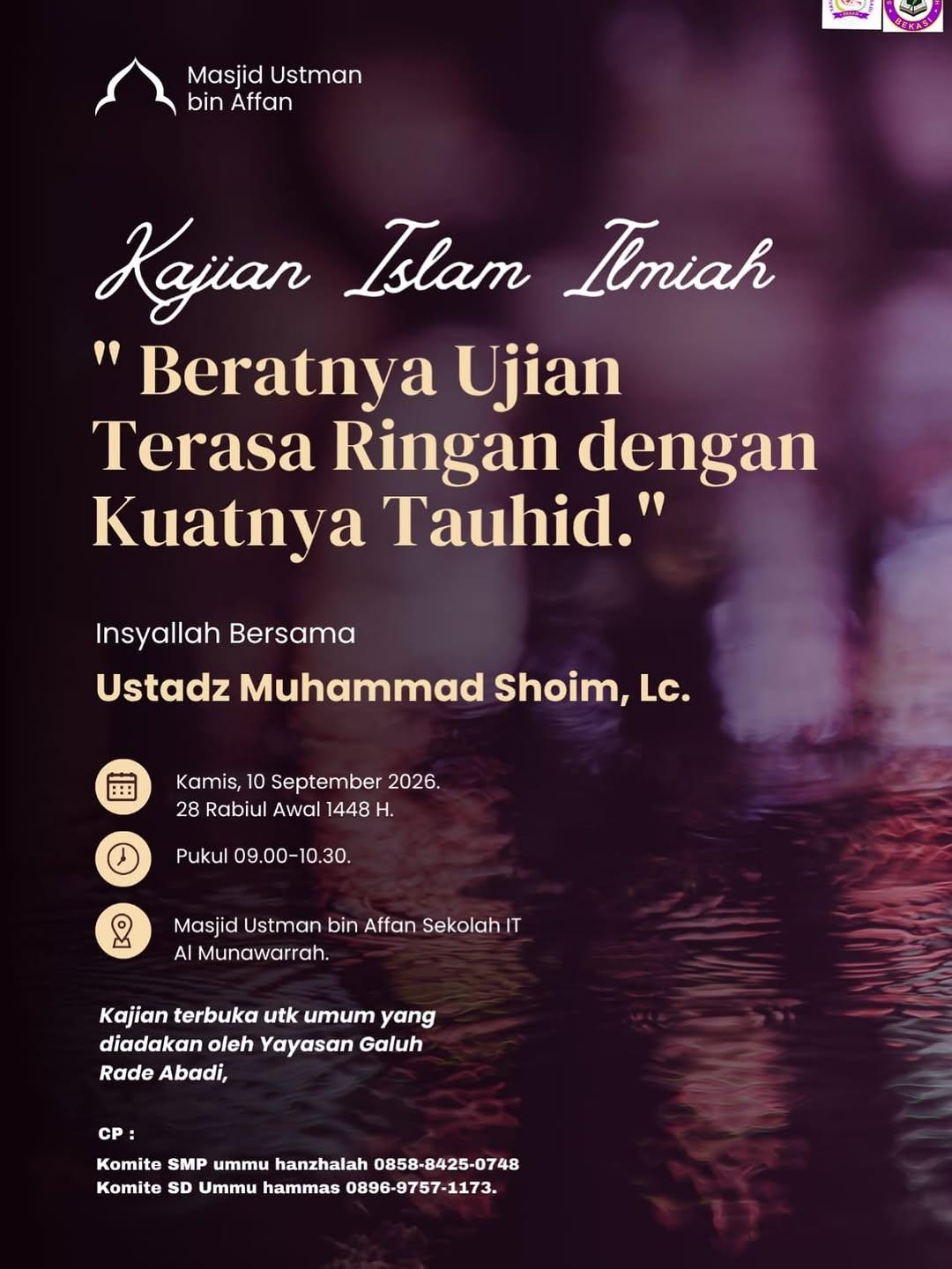 Beratnya Ujian Terasa Ringan dengan Kuatnya Tauhid