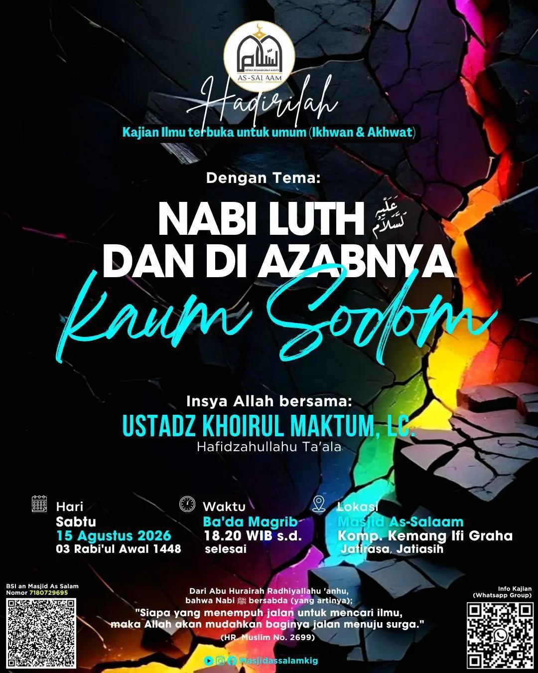 Nabi Luth dan Di Azabnya