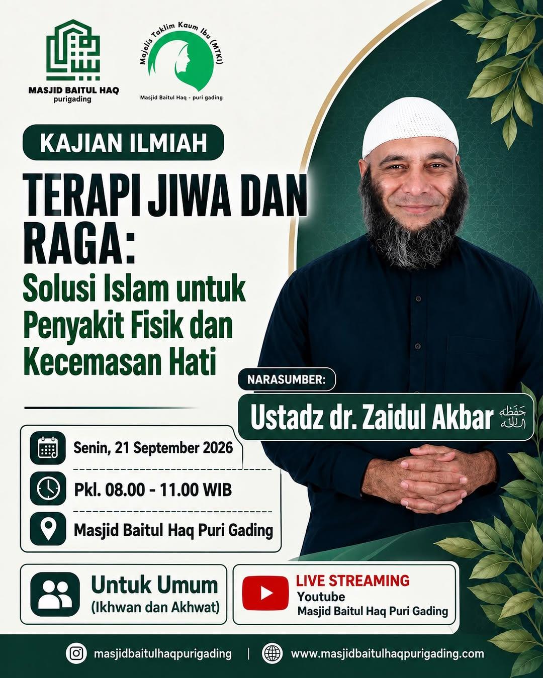 TERAPI JIWA DAN RAGA: Solusi Islam untuk Penyakit Fisik dan Kecemasan Hati