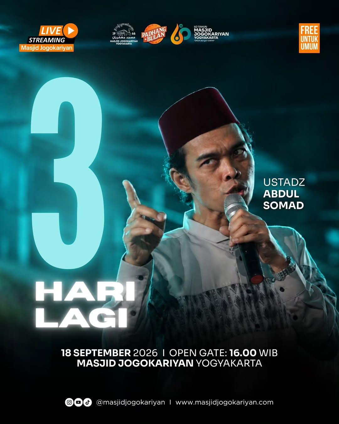 Tabligh Akbar Milad ke-60 Masjid Jogokariyan