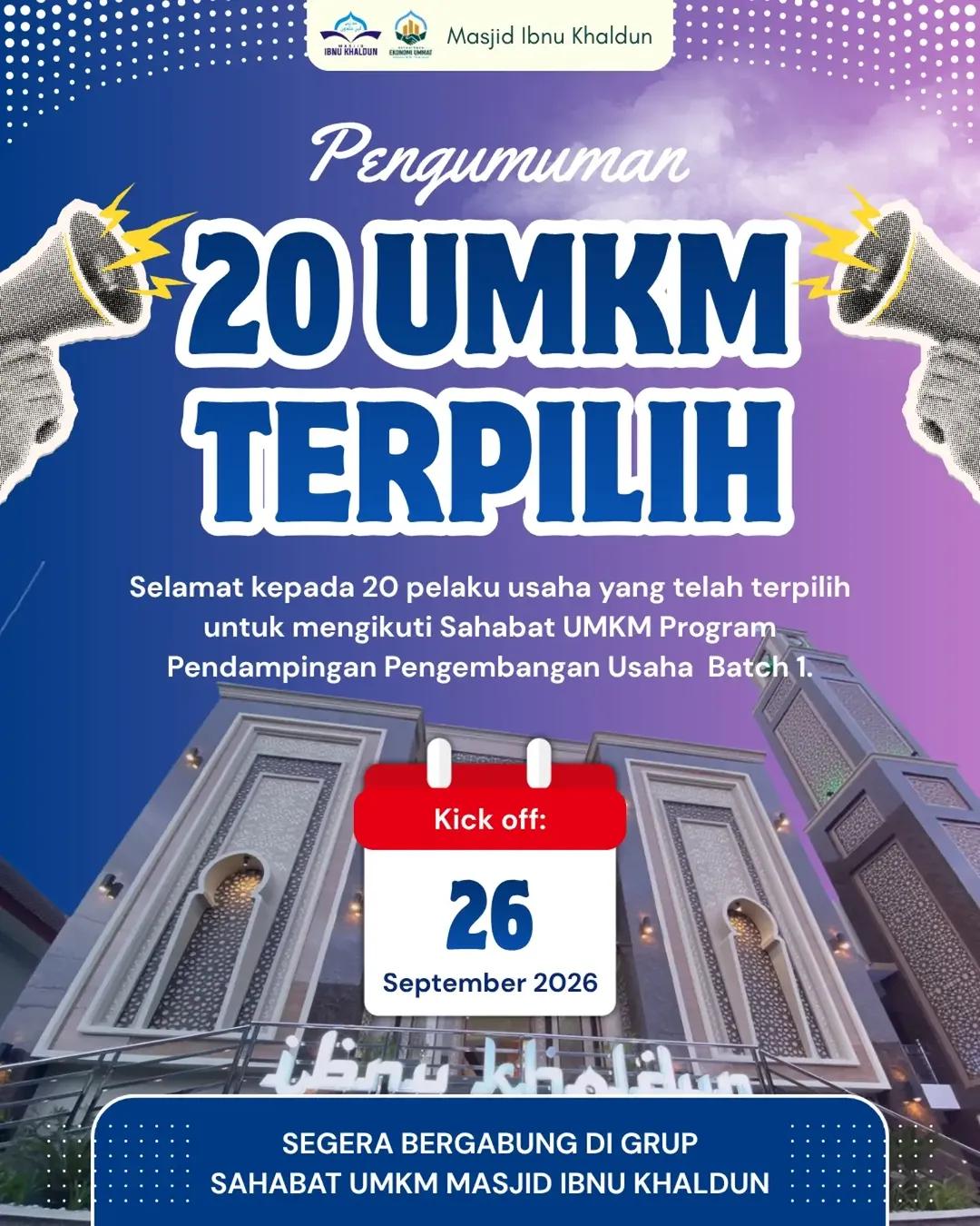 KICK OFF SAHABAT UMKM — BATCH 1