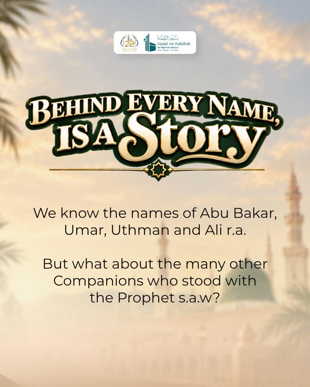 Behind every name is a story