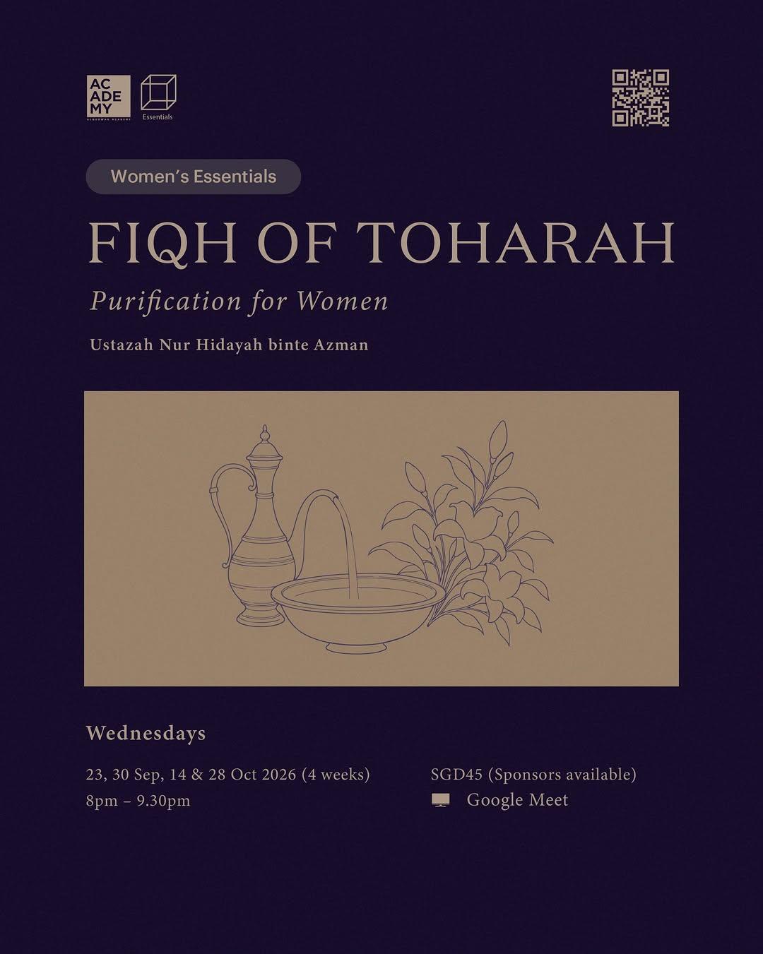 Women's Essentials: Fiqh of Toharah