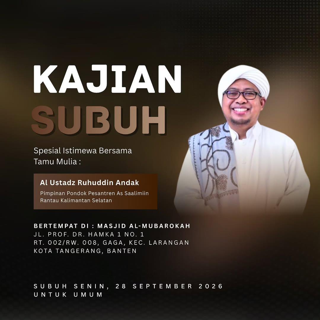 Kajian Subuh Spesial Istimewa