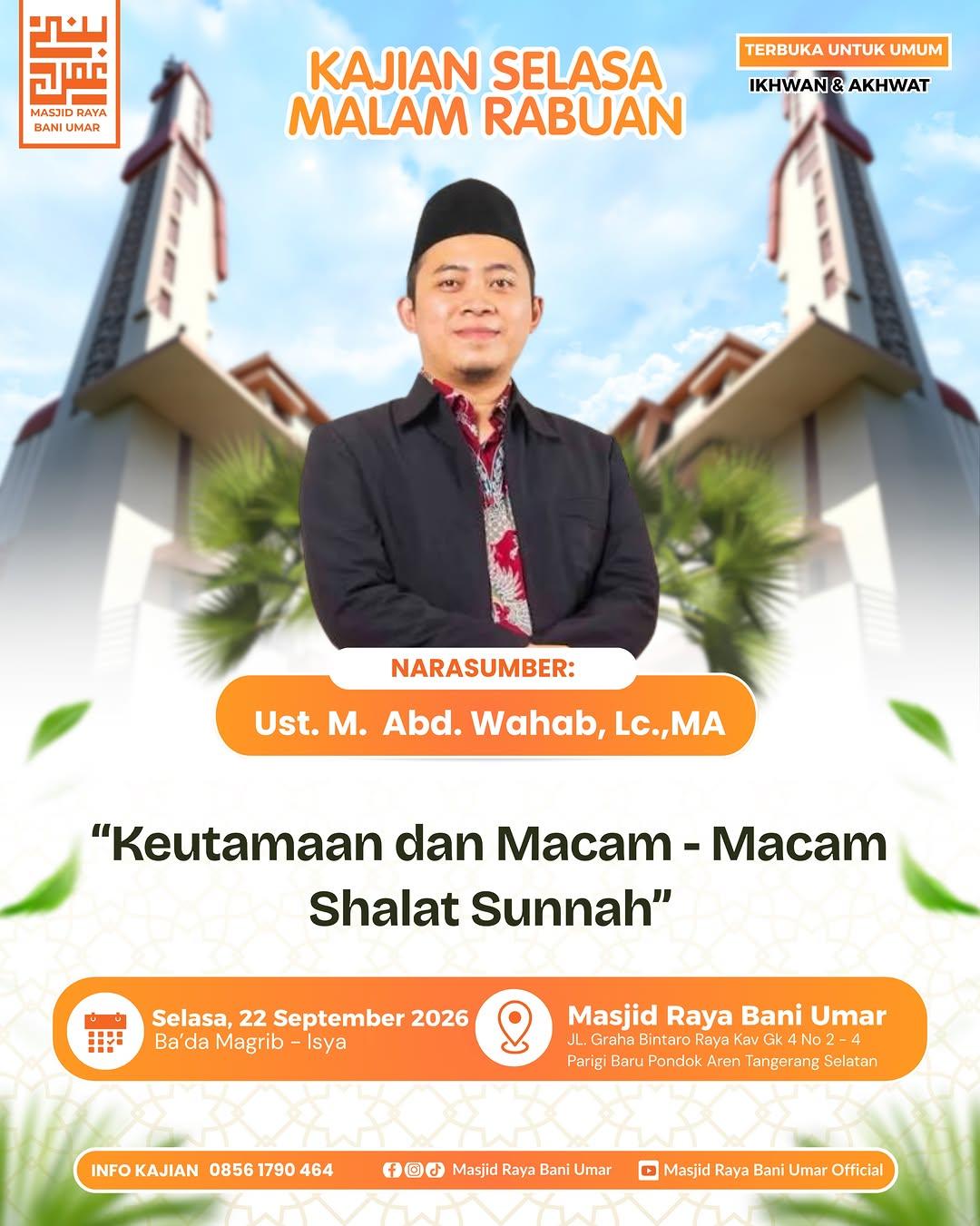 Keutamaan dan Macam-macam Shalat Sunnah